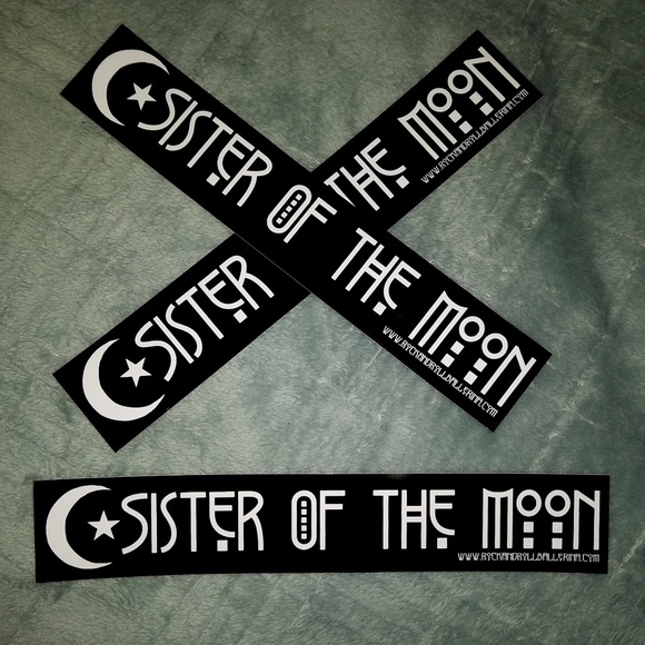 2x Sister Of The Moon Vinyl Decals Original Design - Picture 2 of 4